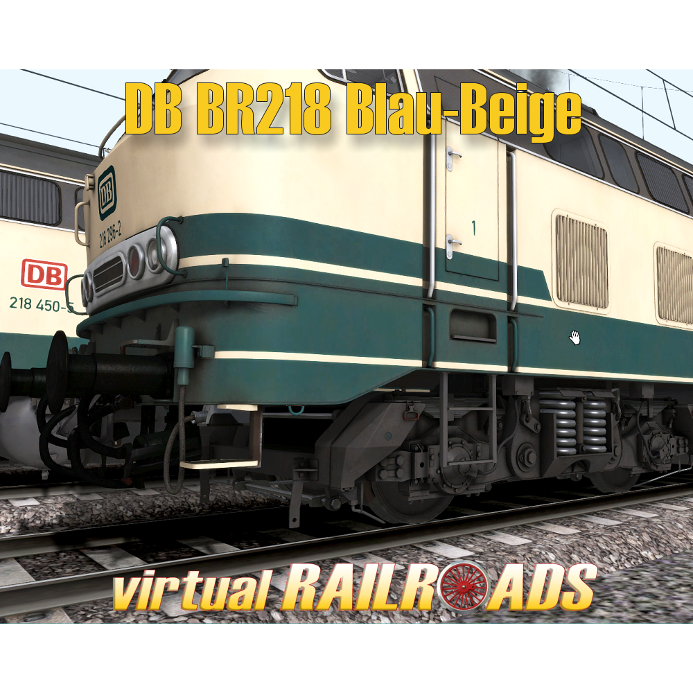 DB BR218 Blue-Beige DB BR218 Blue-Beige