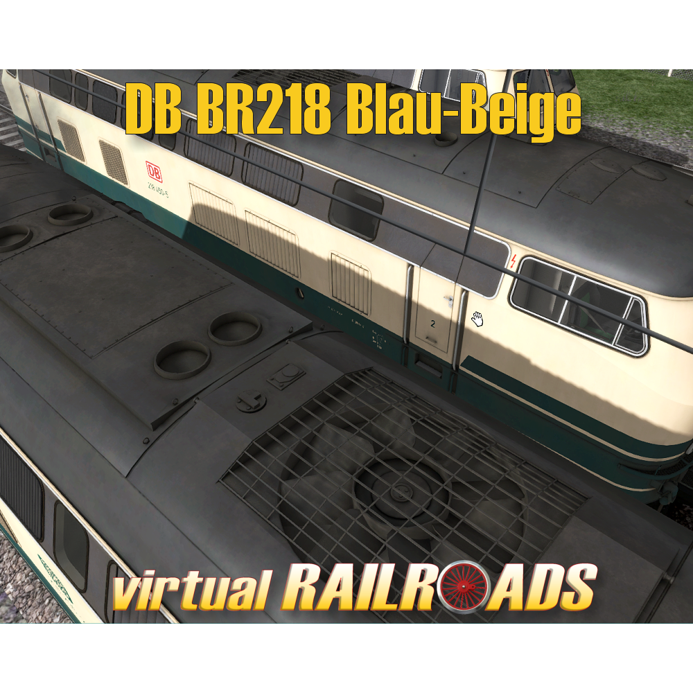 DB BR218 Blue-Beige DB BR218 Blue-Beige